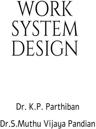 WORK SYSTEM DESIGN