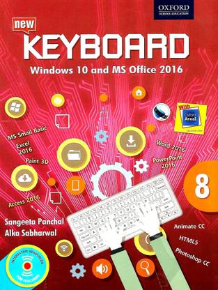 Keyboard Windows 10 and Ms Office 2016 Class 8