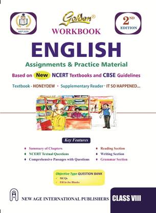 Golden English Workbook: Honeydev and it so happened: Assignments and Practice Materials (Based on NCERT Textbook) For Class- 8