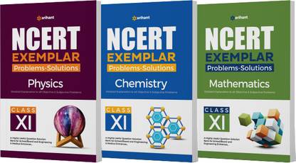 NCERT Exemplar Problems-Solutions Physics, Chemistry, Mathematics class 11th ( Combo Set of 3 Books )