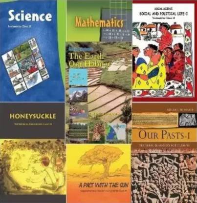 Ncert Textbook For Class 6 SET Science, MATH, History,Polity And English
