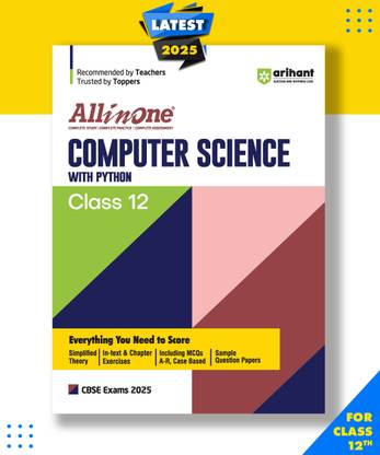 All In One Computer Science With Python Class 12 Based On Latest NCERT For CBSE Exams 2025| Mind map in each chapter| Clear & Concise Theory| Intext & Chapter Exercises| Sample Question Papers Paperback, Neetu Gaikwad|New Latest Edition For 2025-2026 2025 Edition