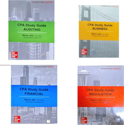 CPA Study Guide - Set of 4 Books ( AUDITING, FINANCIAL, BUSINESS, REGULATION ) - 2023 Edition Hardcover – 1 January 2023