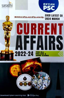 Xylem PSC Current Affairs : 2022 24 two Years Kerala PSC 2024 March