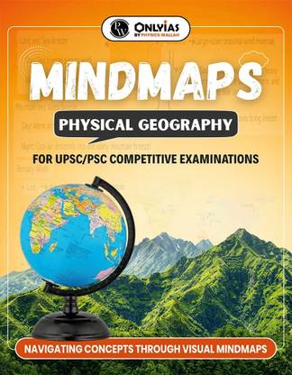 PW UPSC Mindmaps Physical Geography Paperback | Visual Mindmaps, Infographics and Flowcharts for UPSC and PSC Exams | Simplified Concepts and Quick Revision for Competitive Examinations
