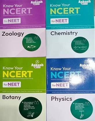 Aakash Byjus Know Your NCERT For NEET Latest 2022-23 Edition (Set Of 4 Books) (Paperback, Aakash Study Materials, Byjus)