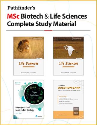 M.Sc Biotechnology & Life Sciences Entrance Exam Books Combo Set