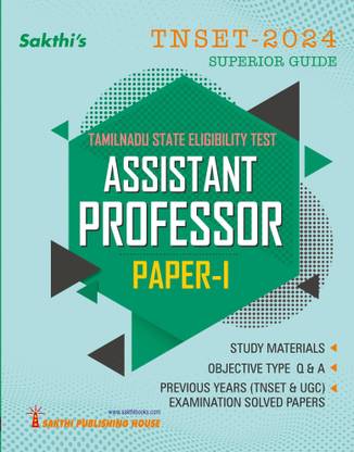 Tnset Assistant Professor Paper I Study Materials and Objective Type Q & A