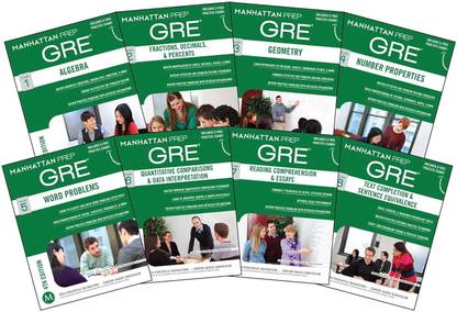 Manhattan Prep GRE Set of 8 Strategy Guides  - GRE with 1 Disc