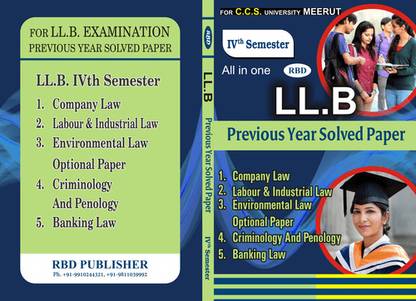 LLB CCSU 4 th SEMESTER SOLVED QUESTION PAPERS ( all subjects )