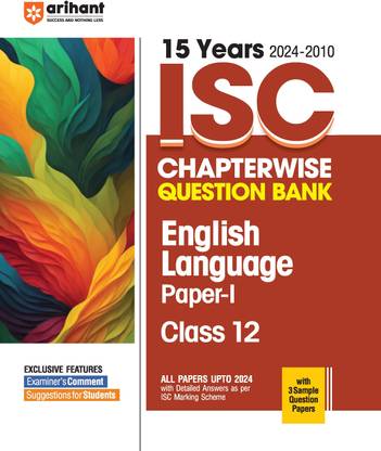 ISC Chapterwise English Language 12th