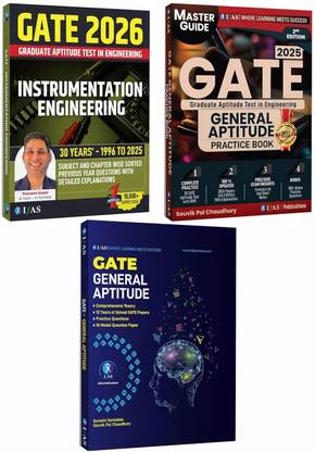 GATE Instrumentation Engineering, GATE General Aptitude Theory and Practice Questions Books  - 2026 [Set of 3 Books] | Previous Year Solved Papers with Detailed Solutions | Chapter wise Sorted PYQ & Practice Question Bank with Detailed Explanations | Best Selling Books Set for Instrumentation Examinations in India | Two Brothers Publications