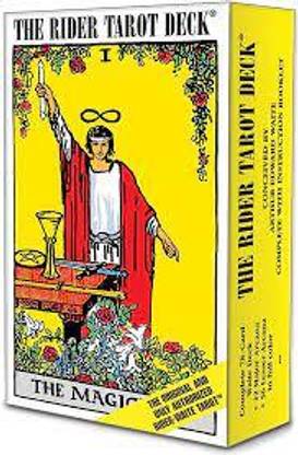Rider Waite Tarot Cards, 78 Cards Tarot Deck A.E Waite - Mini :  - Beginners Tarot Cards Deck ( E-Guidebook, QR Inside )