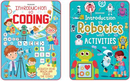 Introduction to Coding and Robotics - 2 Books Pack|Beginner-Friendly STEM Learning for Kids Ages 5-15|Interactive Lessons on Coding Concepts & Robotics Fundamentals|Fun and Educational Activity Books for Young Innovators