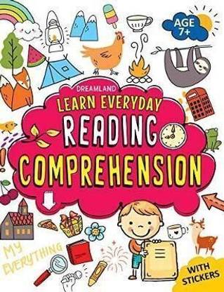 Reading Comprehension Activity Book  - | Learn Everyday Series Educational Workbook with Passages, Questions, Vocabulary, Fun Exercises, Colourful Pages, Answers and Sticker Sheets