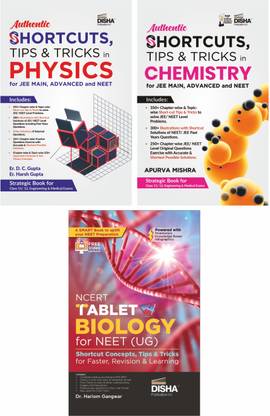 SHORTCUTS, TIPS & TRICKS in Physics, Chemistry & Biology for NEET | One Liner Theory with Mnemonics, Knowledge Boxes & Intext PYQs Previous Year Questions | CUET (UG) Exams | NCERT Tablet |