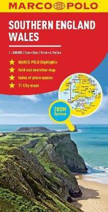 Southern England and Wales Marco Polo Map