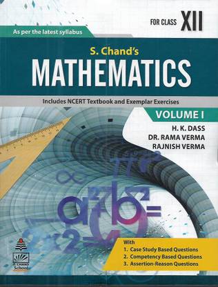 S.Chand's MATHEMATICS FOR CLASS-12th
