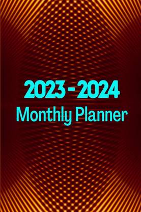 2023-2024 Monthly Planner for Men with Minimalist Cover  - 2 Years Journal for Men