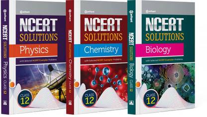 NCERT Solutions Physics, Chemistry, Biology Class 12th ( Combo Set of 3 Books )