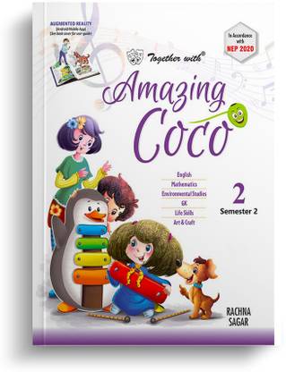Together With Amazing COCO Semester 2 Class 2 Book English, Mathematics, Environmental Studies, GK ,Life Skills, Art & Craft