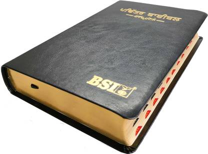 Holy Bible Punjabi- (O.V.) New Font '23 Regular PU Black/Thumb Index Contains Old and New Testament