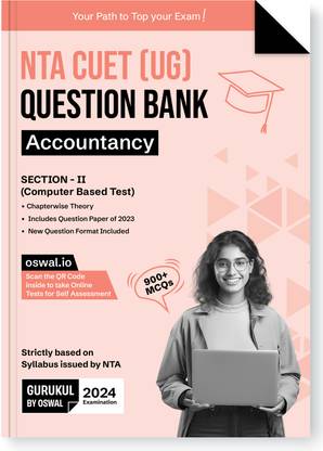 Gurukul NTA CUET (UG) Accountancy Question Bank Exam 2024 : 900+ MCQs with Chapterwise Theory, 2023 Solved Paper, New Paper Pattern, Common University Entrance Test Computer Based