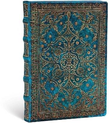 Azure (Equinoxe) Midi Lined Hardcover Journal (Elastic Band Closure)