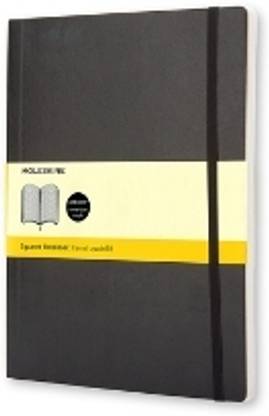 Moleskine Soft Extra Large Squared Notebook Black