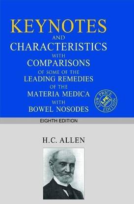 Allen's Keynotes and Characteristics with Comparisons 1 Edition