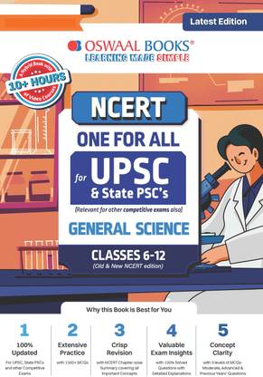 Ncert One for All for Upsc and State Psc's Indian General Science Clas