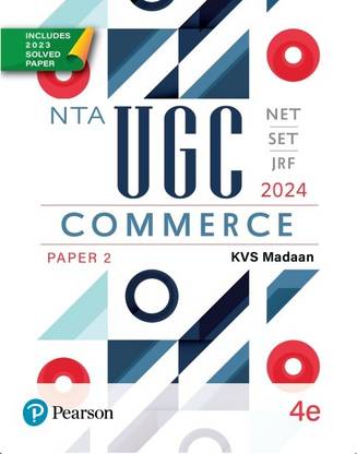 NTA UGC/NET/SET/JRF Commerce Paper 2 - 2024 | 2023 Fully solved paper |Includes 2023 Solved Papers | Practice Questions