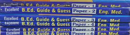 Excellent B.ed FIRST YEAR GUESS PAPER SET OF 6