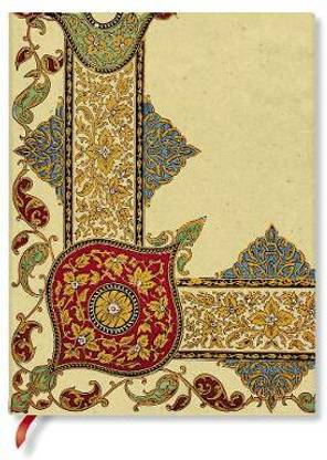 Visions of Paisley Ivory Kraft (Lyon Florals) Ultra Lined Softcover Flexi Journal