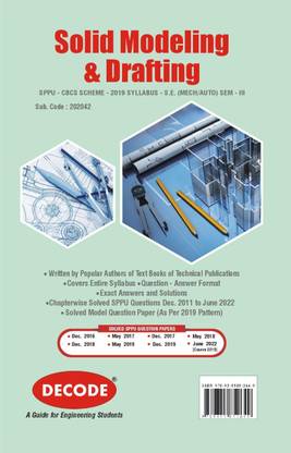 Solid Modeling and Drafting for SPPU 19 Course (SE - III - Mech. - 202042) (Decode)