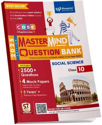 MasterMind CBSE Class 10 Social Science Question Bank 2024 Exam  - with CBSE Sample Papers 2024-25 based on New Exam Pattern 50% Competency Based Questions 30% Response Type Questions 20% Constructive Type Questions