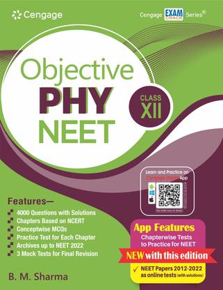 Objective Phy NEET: Class XII with Free Online Assessments and Digital Content 2023