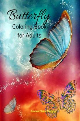 Butterfly Coloring Book for Adults  - An Adult Coloring Book with Beautiful Butterflies | Mantra Craft Coloring Book | 45 Amazing Butterfly Coloring Pages | Adult Butterfly Coloring Book for Stress Relieving and Relaxation
