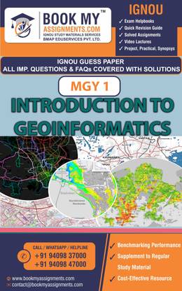 IGNOU MGY 101 Introduction to Geoinformatics | Guess Paper | Important Question Answer | PGDGI