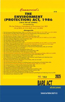 Environment (Protection) Act, 1986 As amended by The Jan Vishwas (Amendment of Provisions) Act, 2023
