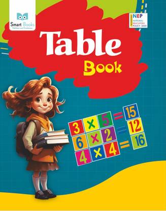 Table Book for UKG Class | 24 Pages | Premium 68 GSM Paper | Large 8.5x11 Inch Size | Early Learning English Workbook for Kids | Numbers, Multiplication Tables & Math Basics