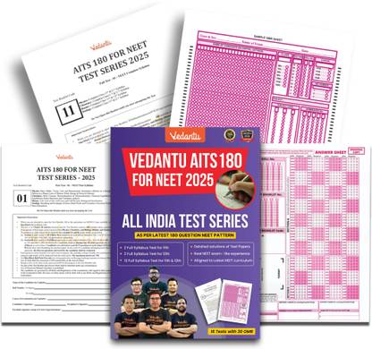 Vedantu All India Test Series AITS 180 For NEET Exam 2026 | NTA & NCERT Based