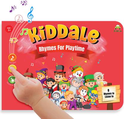 'Rhymes for Playtime' Nursery Rhymes Musical Sound Book for 1+ Year Old|Interactive Touch n Play Sound Book|Learning & Education for 1-3 Years Old|Sing Along Books