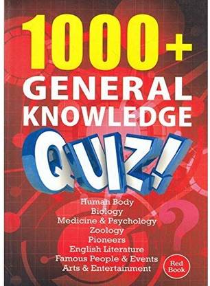 1000+ General Knowledge Quiz Red Book