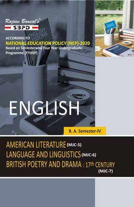 English B.A. 4th Semester | American Literature | Language And Linguistics | British Poetry And Drama | Syllabus According To NEP FYUGP
