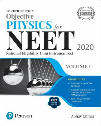 Objective Physics for NEET 2020 | Volume 1 | Fourth Edition | By Pearson