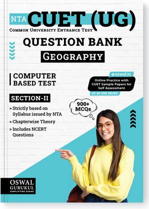 Oswal - Gurukul NTA CUET (UG) Geography Question Bank for Exam 2023 : 900+ MCQs with Chapterwise Theory, NCERT Questions, Common University Entrance Test Computer Based