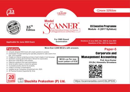 Scanner CS Professional Module II Paper-5 Corporate Restructuring, Insolvency, Liquidation and Winding-Up