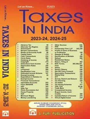 TAXES in India 2023-24 & 2024-25  - Simplified Taxation