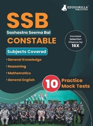 SSB Constable Book  - Sashastra Seema Bal (English Edition) - 10 Full Length Mock Tests with Free Access to Online Tests